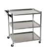 STERIS Product Number MCE3011 UTILITY CART STAINLESS 3 SLF 27W X 18D X 34H