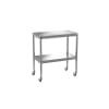 STERIS Product Number MCE502 INSTRUMENT TABLE SS WITH SHELF 16W X 30L X 34H