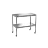 STERIS Product Number MCE504 INSTRUMENT TABLE SS WITH SHELF 20W X 36L X 34H