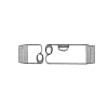 STERIS Product Number P048704061 NIPPLE 3/8X1-1/2 #316 STN