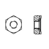 STERIS Product Number P084121001 HEX NUT  #4-40 KEPS STL