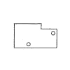 STERIS Product Number P090124091 SWITCH INSULATOR