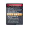 STERIS Product Number P093928009 WARNING & CAUTION LABEL