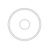 STERIS Product Number P117008353 WASHER FOR ACCESSORY RAIL 680 20Ra