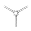 STERIS Product Number P117077646 GLASSWARE SUPPORT POLYPROPYLENE (ACC)