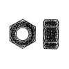 STERIS Product Number P117950954 S/S HEX NUT 5/16 IN.-18