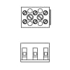 STERIS Product Number P129362188 BLOCK TERMINAL STRIP