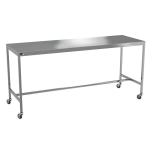 Instrument Table with H Brace - 72" L