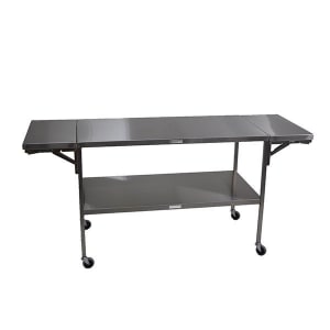 Instrument Table with Shelf and Drop Leaf