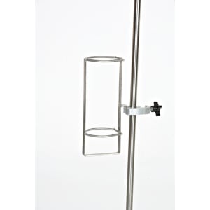 Stainless Oxygen Tank Holder IV Pole Accessory