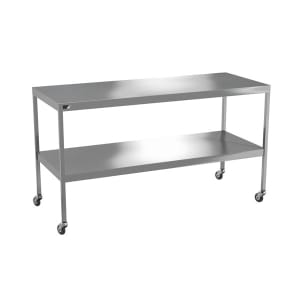 Instrument Table with Shelf - 60"L