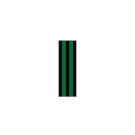 ID SHEET TAPE  BLK/GRN  STRIPE  0.25 INCH  [1/ST] Shop STERIS Product Number T3100903