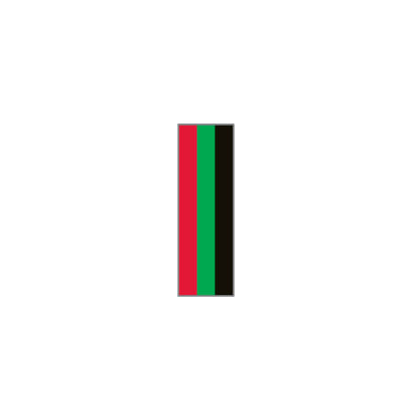 ID SHEET TAPE  RED/GRN/BLK  STRIPE  0.25 INCH  [1/ST] Achetez le numéro de produit STERIS T330040309