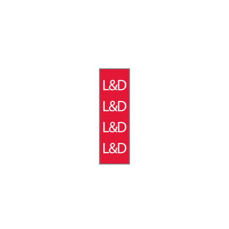 ID SHEET TAPE  RED / L&D  WHITE   0.25 INCH  [1/ST] Shop STERIS Product Number T60904