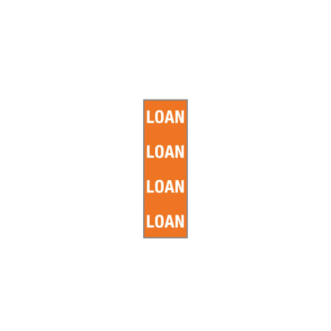 ID SHEET TAPE  ORANGE / LOAN  WT  0.25 INCH  [1/ST] Shop STERIS Product Number T68607