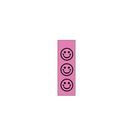 ID SHEET TAPE  PINK/BLK SMILEY  0.25 INCH  [1/ST] Shop STERIS Product Number T7061109