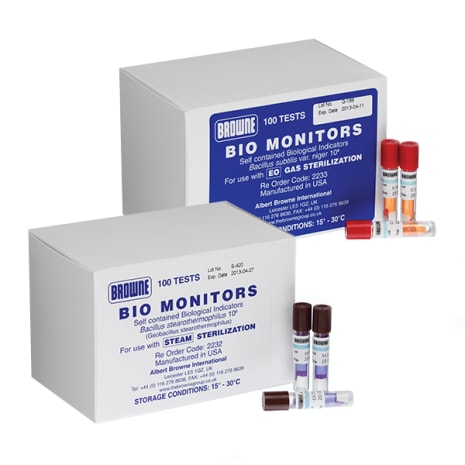 BIOLOGICAL INDICATORS  STEAM 10X6 (BOX OF 100)) Shop STERIS Product Number 2236AB