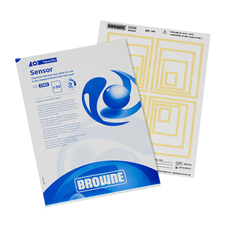 SENSOR CHEMICAL INDICATOR SHEET - 50 SHEETS Shop STERIS Product Number 2385AB