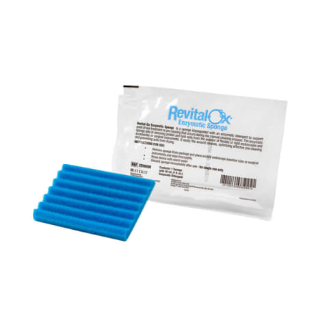 REVITAL-OX ENZYMATIC SPONGE W/30 ML [100/CASE] Shop STERIS Product Number 2D90QH