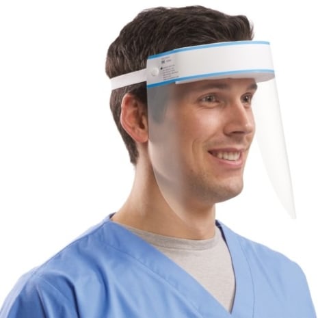 FACE SHIELD FULL 13IN W 9IN L [24/BX] Shop STERIS Product Number 4506B