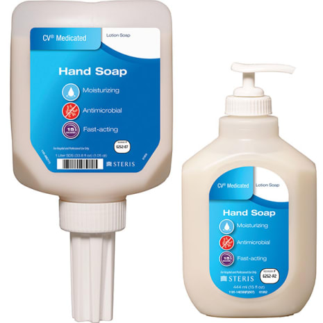 CV MEDICATED LOTION SOAP (18 X 15 OZ W/PUMPS - CASE) Shop STERIS Product Number 6262R2