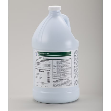 STERIS Product Number 633508 VESTA-SYDE SQ QUATERNARY AMMONIUM DISINFECTANT 4 X 1 GALLON PLASTIC BOTTLES - FIBERBOARD BOX