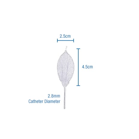 STERIS Product Number BX00711158 ROTH NET RETVR MINI POLYP 2.5x4.5CM 230CM [10/BX]