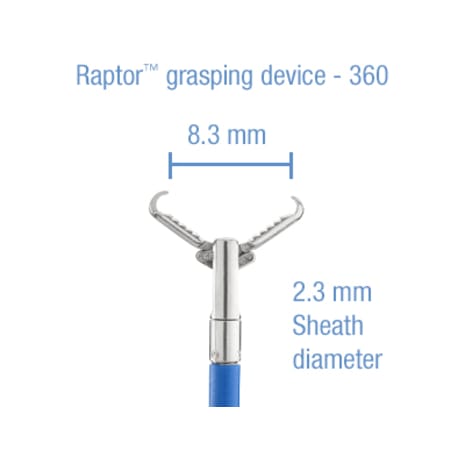 STERIS Product Number BX00711179 RAPTOR GRASPING DEVICE-360 8.3MM [5/BX]