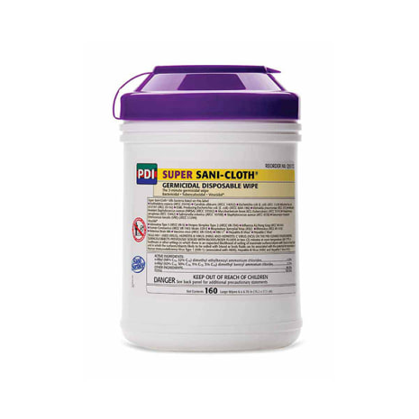 SUPER SANI-CLOTH LARGE CANISTER 6X6.75IN [12/CA] Shop STERIS Product Number DI116012