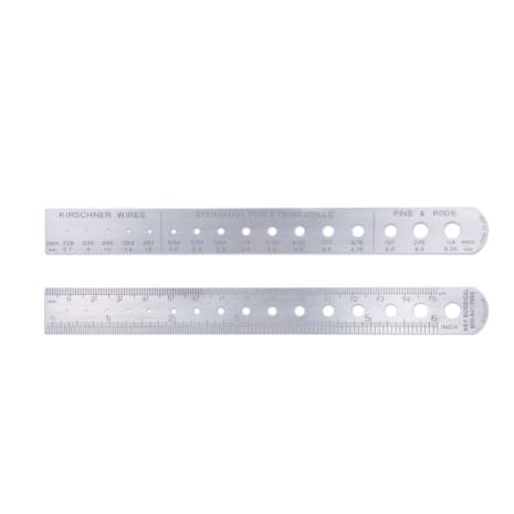 K-WIRE RULER & PIN GAUGE 6.75IN [1/EA] Achetez le numéro de produit STERIS KI39710