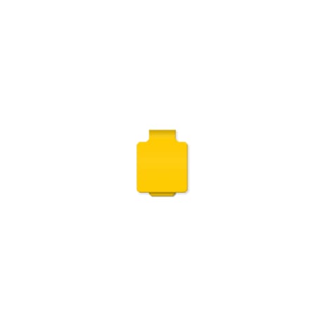 PLASTIC TRAY TAG CLIP 1.18 X 1.18 IN YELLOW[10/PK] Achetez le numéro de produit STERIS PT0105