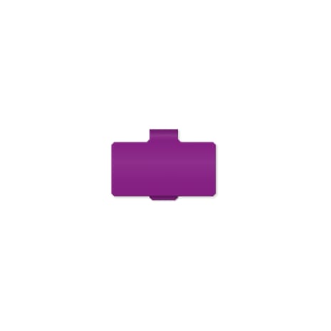 PLASTIC TRAY TAG CLIP 2.17 X 1.18 IN PURPLE[10/PK] Achetez le numéro de produit STERIS PT0206