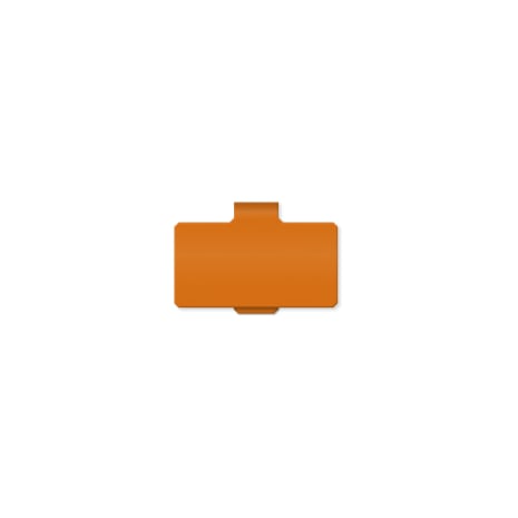 PLASTIC TRAY TAG CLIP 2.17 X 1.18 IN ORANGE[10/PK] Shop STERIS Product Number PT0207