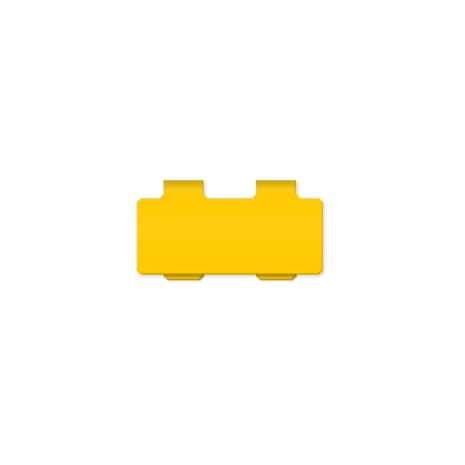 PLASTIC TRAY TAG CLIP 2.76 X 1.18 IN YELLOW[10/PK] Shop STERIS Product Number PT0405