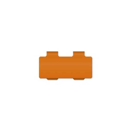 PLASTIC TRAY TAG CLIP 2.76 X 1.18 IN ORANGE[10/PK] Shop STERIS Product Number PT0407