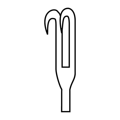 DBL PRONG MICRO HOOK SHARP 2MM BETWN TIP Shop STERIS Product Number RH1145004