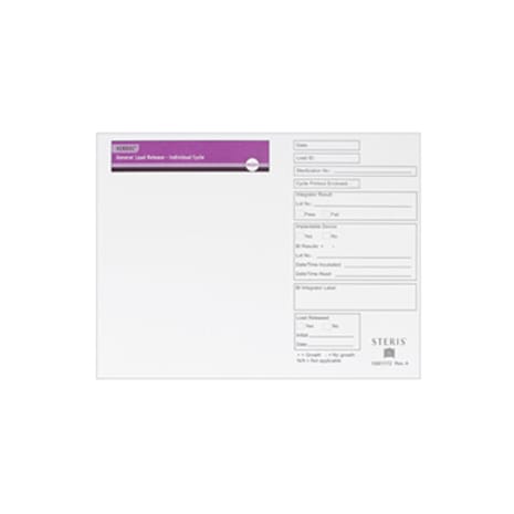 VERDOC GENERAL LOAD RELEASE-SINGLE CYCLE(100/BX) Shop STERIS Product Number RK004