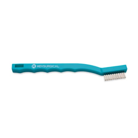 STERIS Product Number S213150KS TOOTHBRUSH W SINGLE ROW SS BRISTLES 7IN [50/PK]