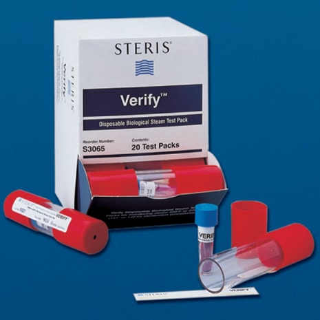 VERIFY BIL STEAM TEST PACK (20 PKS & 20 CNTRLS/BX) Shop STERIS Product Number S3069