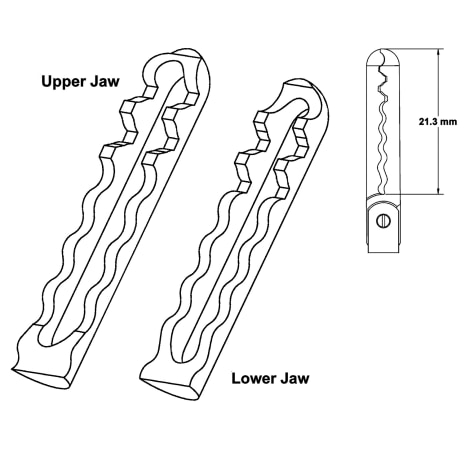 GRASPER WAVY D/A 21.3MM 5MM 36CM RNG Shop STERIS Product Number SP906384