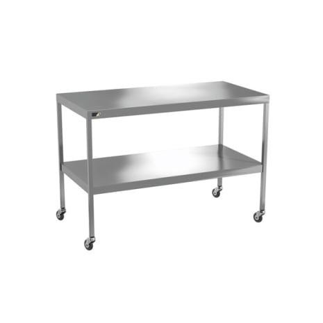 STERIS Product Number MCE507 INSTRUMENT TABLE SS WITH SHELF 24W X 48L X 34H