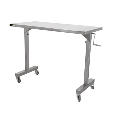 STERIS Product Number MCE532 HEIGHT ADJ INSTRUMENT SS TABLE 24W X 48L X 36-56H