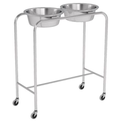 DOUBLE-BOWL SOLUTION STAND SS WITH H-BRACE Shop STERIS Product Number MCESOL2000