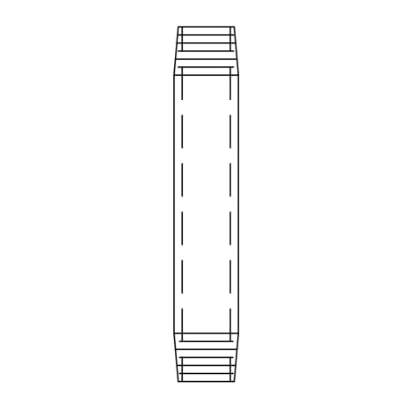 NIPPLE 1 IN.NPT 8 IN.LG BRASS Shop STERIS Product Number P029386091
