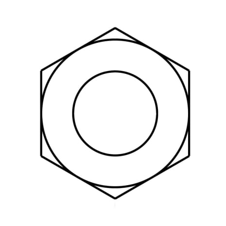 NUT HEX STEEL FINISH Shop STERIS Product Number P036625045