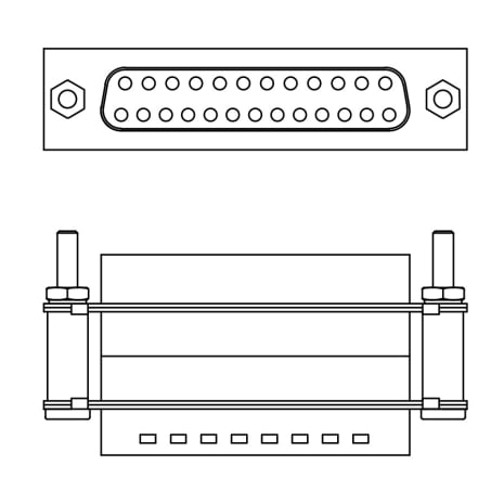 D-CONNECTOR  25 POS.  FIL Shop STERIS Product Number P056401554