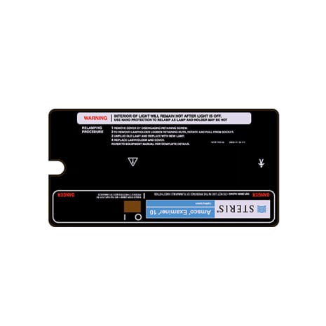 DECAL NAME LOGO WARNING Shop STERIS Product Number P056938141