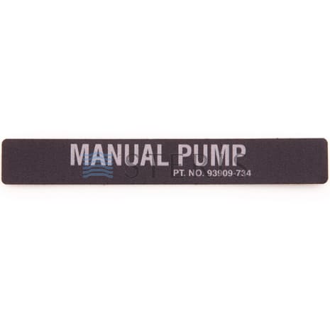 LABEL  MANUAL PUMP Shop STERIS Product Number P093909734