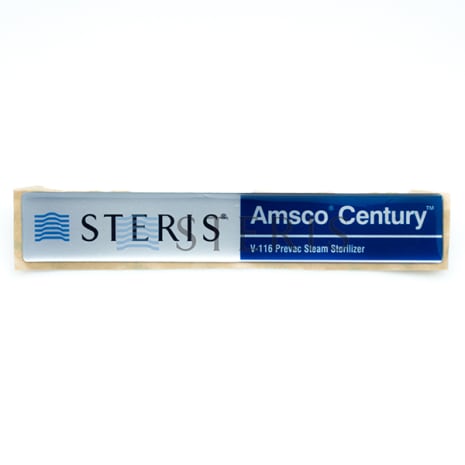 LOGO NAMEPLATE 16 IN. VAC Shop STERIS Product Number P093918092