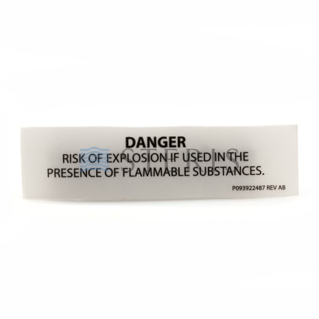 WARNING LABEL Shop STERIS Product Number P093922487